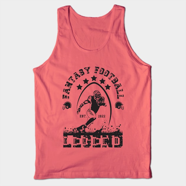 Fantasy Football Legend Tank Top by Myartstor 